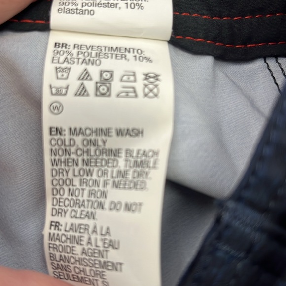 Quicksilver board shorts. Three shades of blue. Velcro & drawstring closure. NWT - Picture 8 of 8